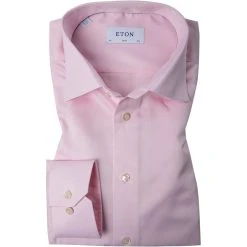 ETON Slim Fit Kent 3000/79511/80 Hemd, Twill, Rosa , Rosa