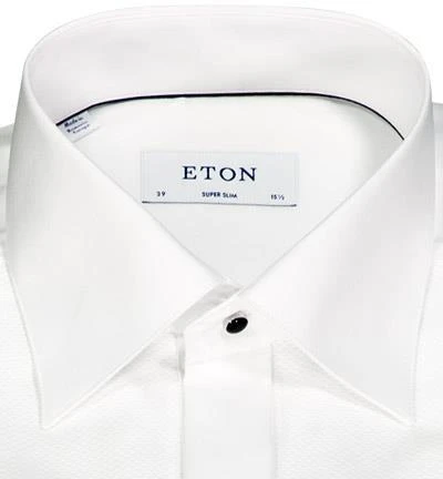 ETON Hemd 6363/70810/00 Super Slim Fit, Baumwolle, Weiß 2 ETON Hemd 6363/70810/00 Super Slim Fit, Baumwolle, Weiß – Bild 2