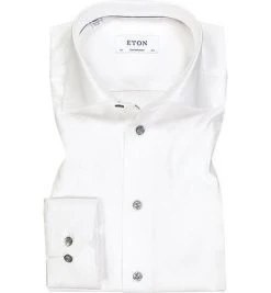 ETON Hemd 3000/00455/00 Contemporary Fit, Twill, Weiß