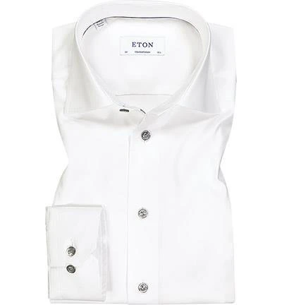 ETON Hemd 3000/00455/00 Contemporary Fit, Twill, Weiß 1 ETON Hemd 3000/00455/00 Contemporary Fit, Twill, Weiß