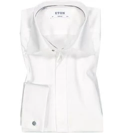 ETON Hemd 3000/70818/00 Super Slim Fit, Twill, Weiß