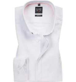 OLYMP Level Five Body Fit 2062/34/00 Hemd, Baumwolle, Weiß
