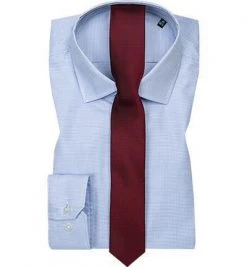 Strellson/OLYMP Kombi 30011722/439+1797/00/35 Hemd mit Krawatte, Blau