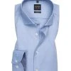 OLYMP Level Five Body Fit 0531/64/11 Hemd, Baumwoll-Stretch, Hellblau gemustert, Hellblau