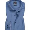 OLYMP Level Five Body Fit 0531/64/15 Hemd, Baumwoll-Stretch, Rauchblau gemustert, Indigo