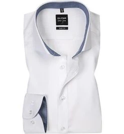 OLYMP Level Five Body Fit 0531/64/00 Hemd, Baumwoll-Stretch, Weiß