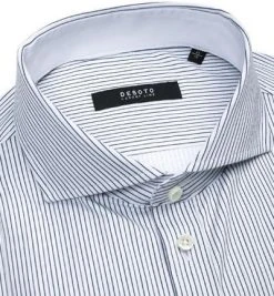 DESOTO Luxury Hemd Hai 10108-30/003 Jersey, Navy-weiß gestreift, Weiß -hemdenverkauf 312239 norm2