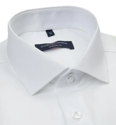 CasaModa Hemd 006530/000 Modern Fit, Popeline, Weiß 2 CasaModa Hemd 006530/000 Modern Fit, Popeline, Weiß – Bild 2