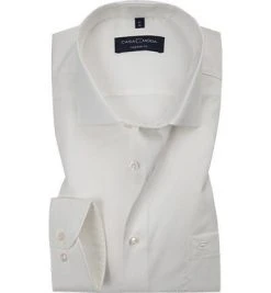 CasaModa Hemd 006530/002 Modern Fit, Popeline, Ecru, Besh