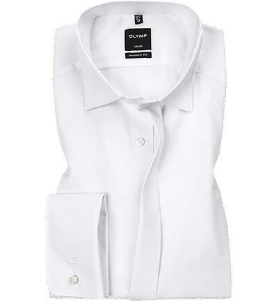 OLYMP Luxor Modern Fit 0709/65/00 Hemd, Baumwolle, Weiß 1 OLYMP Luxor Modern Fit 0709/65/00 Hemd, Baumwolle, Weiß