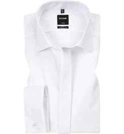 OLYMP Luxor Modern Fit 0707/65/00 Hemd, Baumwolle, Weiß