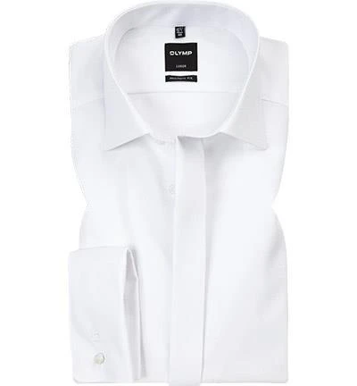 OLYMP Luxor Modern Fit 0707/65/00 Hemd, Baumwolle, Weiß 1 OLYMP Luxor Modern Fit 0707/65/00 Hemd, Baumwolle, Weiß