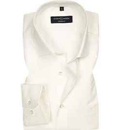 CasaModa Hemd 006539/002 Modern Fit, Popeline, Extra langer Arm, Wollweiß, Besh