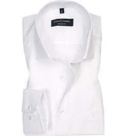 CasaModa Hemd 006539/000 Modern Fit, Popeline, Extra langer Arm, Weiß