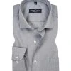 CasaModa Hemd 006532/705 Modern Fit, Baumwolle, Extra langer Arm, Hellgrau meliert, Grau