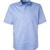 CasaModa Modern Fit 1/2 Kent 008530/115 Kurzarmhemd, Chambray, Hellblau meliert, Hellblau