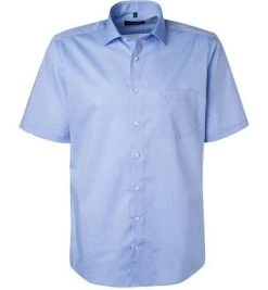 CasaModa Modern Fit 1/2 Kent 008530/115 Kurzarmhemd, Chambray, Hellblau meliert, Hellblau
