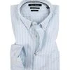 Marc O'Polo Hemd 921 7348 42310/B83 Shaped Fit, Baumwolle, Hellblau-weiß gestreift, Hellblau