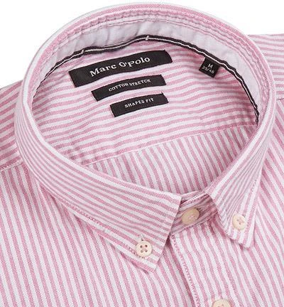 Marc O'Polo Hemd 921 7348 42310/C66 Shaped Fit, Baumwolle, Rosé-weiß gestreift, Rosa 2 Marc O'Polo Hemd 921 7348 42310/C66 Shaped Fit, Baumwolle, Rosé-weiß gestreift, Rosa – Bild 2