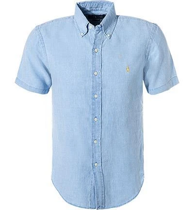 Polo Ralph Lauren kurzarm Hemd 710744918/005 Kurzarmhemd, Slim Fit, Reines Leinen, Hellblau, Blau 1 Polo Ralph Lauren kurzarm Hemd 710744918/005 Kurzarmhemd, Slim Fit, Reines Leinen, Hellblau, Blau