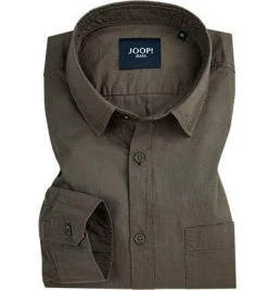 JOOP! Hemd Herris 30014569/301 Baumwolle, Khaki, Oliv