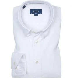 ETON Hemd 9375/59596/01 Slim Fit, Oxford, Weiß