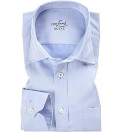 van Laack Hemd Comfort Fit 132241/RIGO-PCFC6N/720 Twill, Hellblau