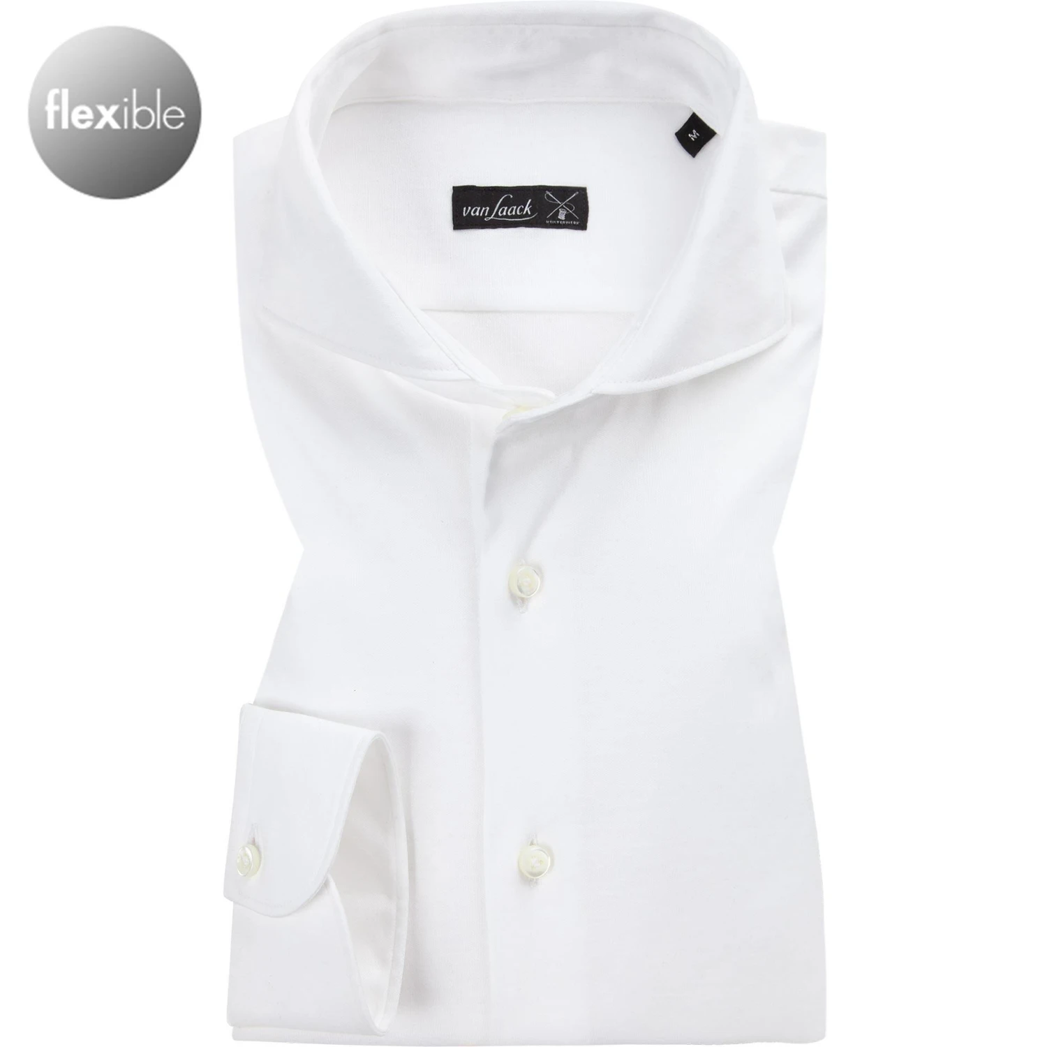 van Laack Hemd Meisterwerk 180031/M-PER-L/000 Jersey, Weiß 1 van Laack Hemd Meisterwerk 180031/M-PER-L/000 Jersey, Weiß