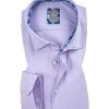 Jacques Britt Hemd Como Mix 561080/80 Slim Fit, Baumwolle, Flieder meliert, Flieder