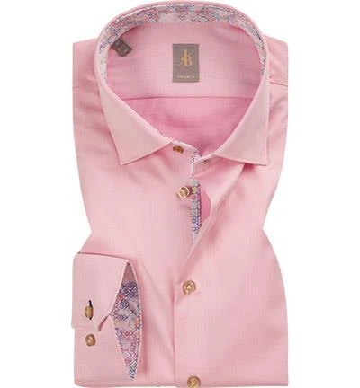 Jacques Britt Hemd Como Mix 531010/40 Custom Fit, Twill, Rosa meliert, Rosa 1 Jacques Britt Hemd Como Mix 531010/40 Custom Fit, Twill, Rosa meliert, Rosa
