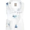 Jacques Britt Hemd Como 551080/12 Perfect Fit, Popeline, Weiß, Blau
