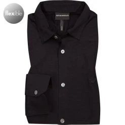 EMPORIO ARMANI Hemd 3G1CL5/1JQXZ/0920 Slim Fit, Jersey, Marineblau