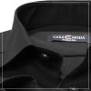 CasaModa Comfort Fit Kent EL 006052/800 Hemd, Baumwolle, Extra langer Arm, Schwarz