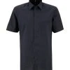OLYMP Hemd Luxor Modern Fit 0300/12/68 Kurzarmhemd, Popeline, Schwarz