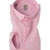 Jacques Britt Hemd Treviso WP 551020/40 Perfect Fit, Oxford, Rosa kariert, Rosa