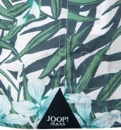 JOOP! Hemd Hannes 30014410/440 Kurzarmhemd, Popeline, Grün gemustert, Grün -hemdenverkauf 315180 norm4