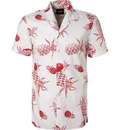 JOOP! Hemd Hannes 30014411/610 Kurzarmhemd, Popeline, Rot-weiß gemustert, Rot-weiß 1 JOOP! Hemd Hannes 30014411/610 Kurzarmhemd, Popeline, Rot-weiß gemustert, Rot-weiß