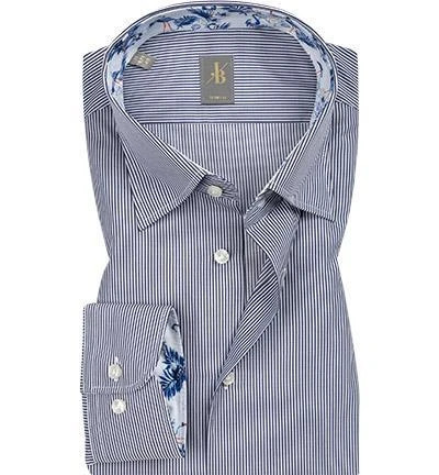 Jacques Britt Hemd Messina Mix 561160/19 Slim Fit, Popeline, Dunkelblau gestreift, Dunkelblau 1 Jacques Britt Hemd Messina Mix 561160/19 Slim Fit, Popeline, Dunkelblau gestreift, Dunkelblau