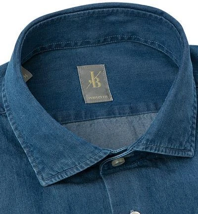 Jacques Britt Hemd Como 551130/15 Perfect Fit, Baumwolle, Mittelblau, Blau 2 Jacques Britt Hemd Como 551130/15 Perfect Fit, Baumwolle, Mittelblau, Blau – Bild 2