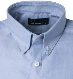 Fred Perry Hemd M3531/146 Kurzarmhemd, Oxford, Bleu, Himmelblau -hemdenverkauf 315823 norm3