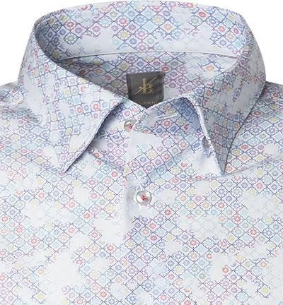 Jacques Britt Hemd Messina 531051/15 Kurzarmhemd, Custom Fit, Popeline, Multicolor gemustert, Multi color 2 Jacques Britt Hemd Messina 531051/15 Kurzarmhemd, Custom Fit, Popeline, Multicolor gemustert, Multi color – Bild 2