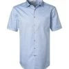 Jacques Britt Hemd Como Mix 531011/11 Kurzarmhemd, Custom Fit, Twill, Hellblau