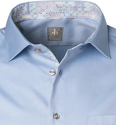 Jacques Britt Hemd Como Mix 531011/11 Kurzarmhemd, Custom Fit, Twill, Hellblau 2 Jacques Britt Hemd Como Mix 531011/11 Kurzarmhemd, Custom Fit, Twill, Hellblau – Bild 2