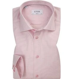 ETON Hemd 3427/79844/51 Super Slim Fit, Twill, Rosa meliert, Rosa