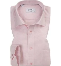 ETON Hemd 3427/79044/51 Classic Fit, Twill, Rosa meliert, Rosa