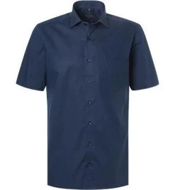 CasaModa Modern Fit 1/2 Kent 008530/116 Kurzarmhemd, Chambray, Navy , Nachtblau