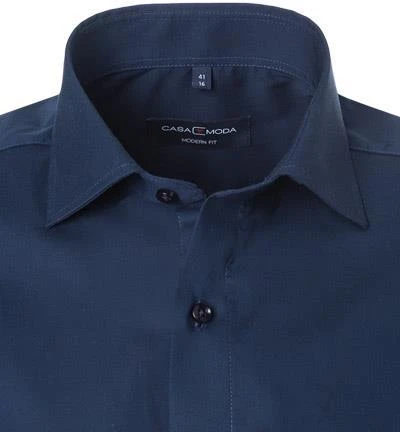 CasaModa Modern Fit 1/2 Kent 008530/116 Kurzarmhemd, Chambray, Navy , Nachtblau 2 CasaModa Modern Fit 1/2 Kent 008530/116 Kurzarmhemd, Chambray, Navy , Nachtblau – Bild 2