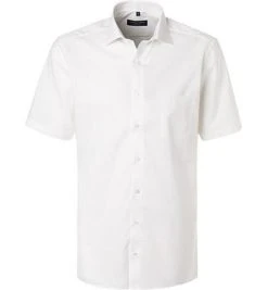 CasaModa Modern Fit 1/2 Kent 008530/002 Kurzarmhemd, Chambray, Weiß, Ecru