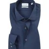Calvin Klein Hemd K10K103024/463 Fitted, Popeline, Dunkelblau, Nachtblau