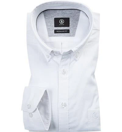 Bogner Hemd Timt 5861/2028/031 Regular Fit, Baumwolle, Weiß 1 Bogner Hemd Timt 5861/2028/031 Regular Fit, Baumwolle, Weiß